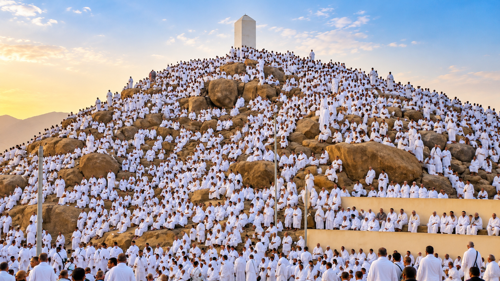 Pilgrims during Hajj