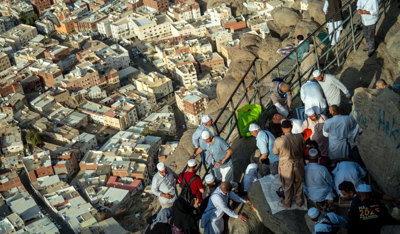 Pilgrims on the plain of Arafat